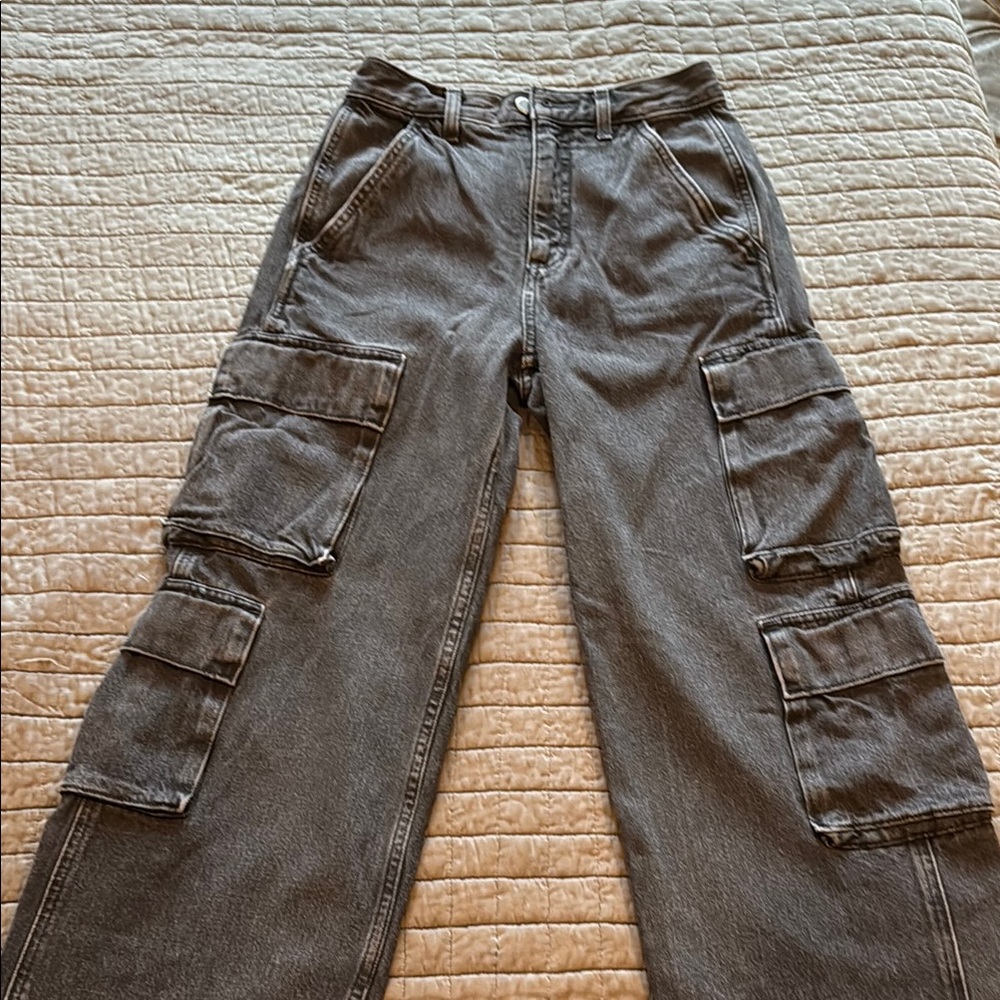 DENIM FORUM the 90’s Millie High Rise Cargo Jean